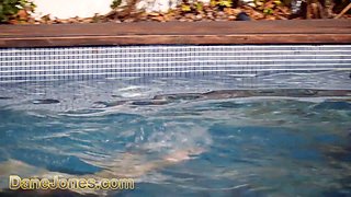 Dane Jones hot blondie arteya skinny dip pool porno Reverse Cowgirl and facial cumshot