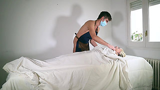 Doctor Trying to Heal the Girl with His Own Methods