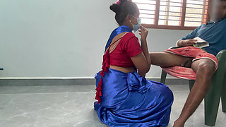 Tamil house owner aunty makes femdom with tamil boy. Armpits, ass and pussy licking video