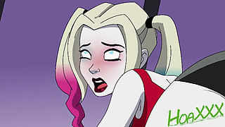 DC Harley Quinn and Poison Ivy Rimjob