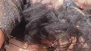 Gothfee Rubs Her Pussy in the Forest Outdoor