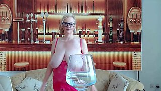 Blonde MILF with Big Boobs Playing Cam Free Porn