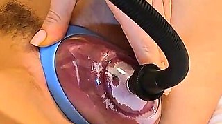 Insane Orgasm From Pussy Pump and Fuck Machine