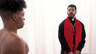 SHOCKING NEWS! Black priest anal fucks black altar boy!