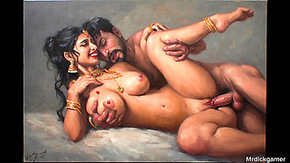 Desi stepdad teaches his daughter how to take dicks like her stepmom