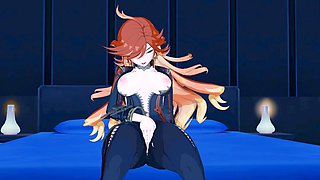 Mavuika's masturbation compilation featuring Genshin-inspired anime porn