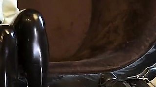 Femdom Foot Worship in Latex