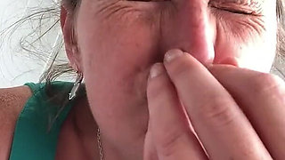 Huge Piss in Public Toilets From Rachel Wriggler, the Blue Eyed Beauty with Big Retro Bush