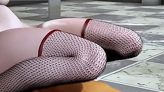 Cheating Wife Babe in Pixels: a Bigboob Fan - 3D Animationtasy