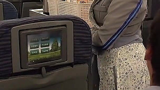 Beautiful Ass Cabin Attendant - S-shape Ass Swinging Cowgirl Position. 2