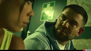 Juan Lucho's Fierce Fight in a Gym Scene