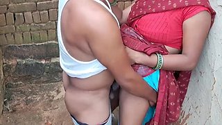 Village Bhabhi Outdoor Hardcore Fuck with Trilokinath - Horny Indian Wife Boobs Sucking and Deep Cock Pleasure