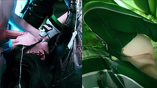 Stuck babe in stellar blade Eve cosplay got deep throat