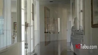 Young Step Son Fucks Blonde Step Mom's Bald Pussy - Taboo Family Sex