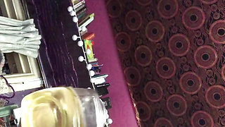 Spreading My Hairy Pussy Lips Apart to Do a Catheter Piss Into a Glass in My Bedroom. Giving You an Epic View of My Tight Minge