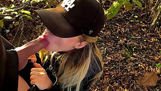 Pretty Girl Sucks My Dick and Shows Her Butt