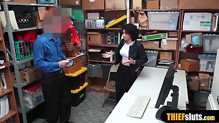 Busty latina teen thief punish fucked by a LP officer