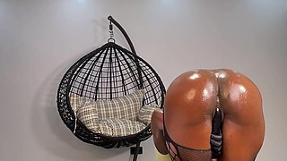 Fucking Myself with My Long Black Dildo Till I Squirt