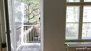 German Stepmom Catches Son Watching Porn and Gives Him a Handjob