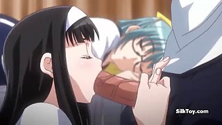 shy anime teen blowjob and hardsex fuck