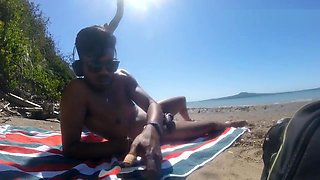 Jerking Off On A Nude Beach With Poppers