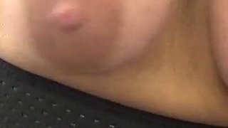 Shaking My Saggy Tits Over the Table