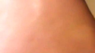 Teen Oiled Perfect Ass Handjob and Cum on Butt