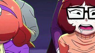 Velma & Daphne - Groupsex In Steamy Monstrous Scooby Doo Cartoon Porn Parody