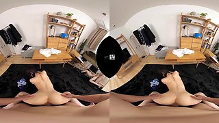 Asian booty teen VR Pov porn
