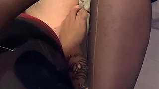 My Slave Is so Submissive to Me That He Licks His Feet and Sucks