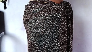 The maid mopping in wet clothes is undressing in front of the owner to get her ass kicked sexy in wet clothes