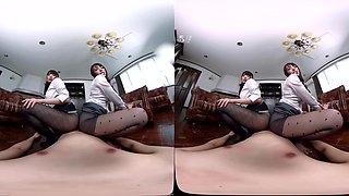 Having My Dick Teased By Lewd Women In Black Pantyhose Part 1 - Stockings Nylons Feet Footjob Handjob