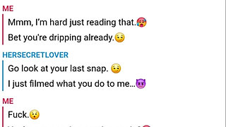 Snapchat Affair: Chubby MILF Gets Risky Creampie