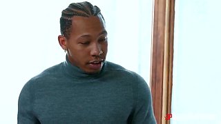 Chloe Cherry, Ricky Johnson And Chloe Black In White Chick Opens Ass And Cunt To Serve A Big