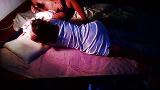 In the Bed with Stepmom Afraid of Thunder Lightning and Heavy Rain