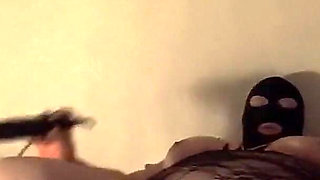 Fucking My Fat Wet Pussy with 14 Inch Dildo Stimulating My Clit with Electric Wand
