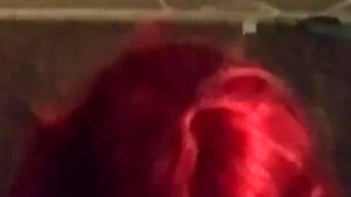 Redhead tinder slut gets facial and swallows