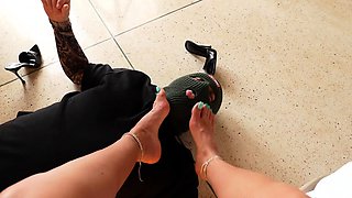 Entertaining Femdom Foot Fetish Sex