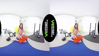 Vr Teen Masturbating In Gym Room - Solo - Sexlikereal