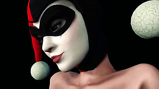 Harley Quinn Pantyhose Footjob