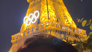 Public Ball Sucking Under the Eiffel Tower