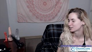 ScarletteMoonXO Bawdy exhibition at CharmCams