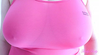 Perfect natural big tits hairy MILF