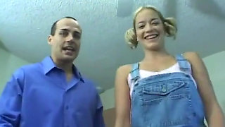 My stepfather licks it good!