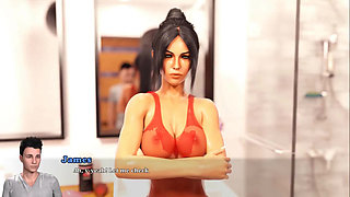 Amnesia: wet tits in the bathroom ep.23