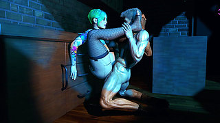 Fucking A Sexbot In The Kitchen