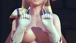 Pecorine gets a creampie orgasm. Princess connect Re-dive