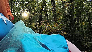 Naughty Actress Outdoor Scene Escapee Trying to Get in the Pussy