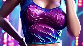 Akali's Fierce Dance (HyunA - I'm Not Cool) LOL 3D Dance