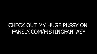 Huge Monster Pussy Fisting and Dildo Riding with Extreme Deep Cunt MILF